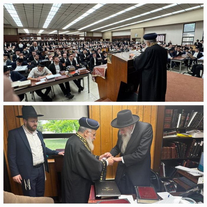 משה ויסברג: סגירת מעגל. הראשל הגרי יוסף בשיעור כללי כעת בהיכל ישיבת 'נר ישראל' בבולטימור לאלפי תלמידי הישיבה. לאחר מכן התקיים ביקור אצל ראש הישיבה הגרא פלדמן. מדובר במאורע היסטורי שכן אביו מרן הראשל הגרע יוסף זצל היה הראשון לציון האחרון שמסר שיעור בישיבה לפני יובל שנים.